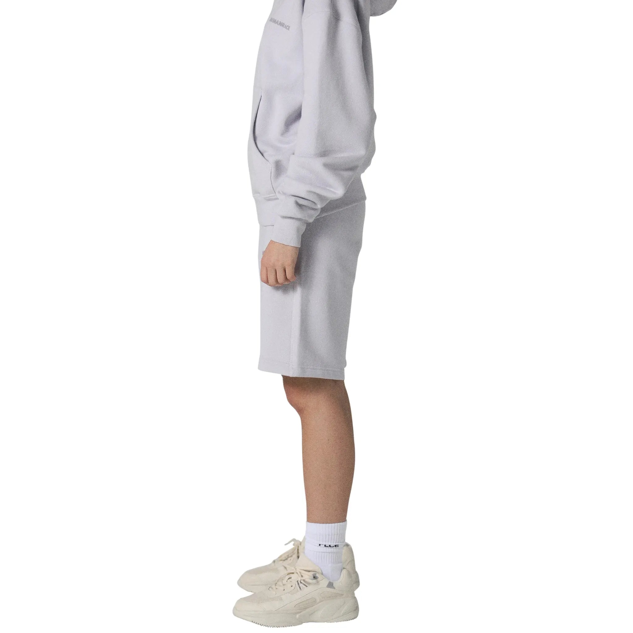 Side view of Human Race Stars Orchid Purple Shorts